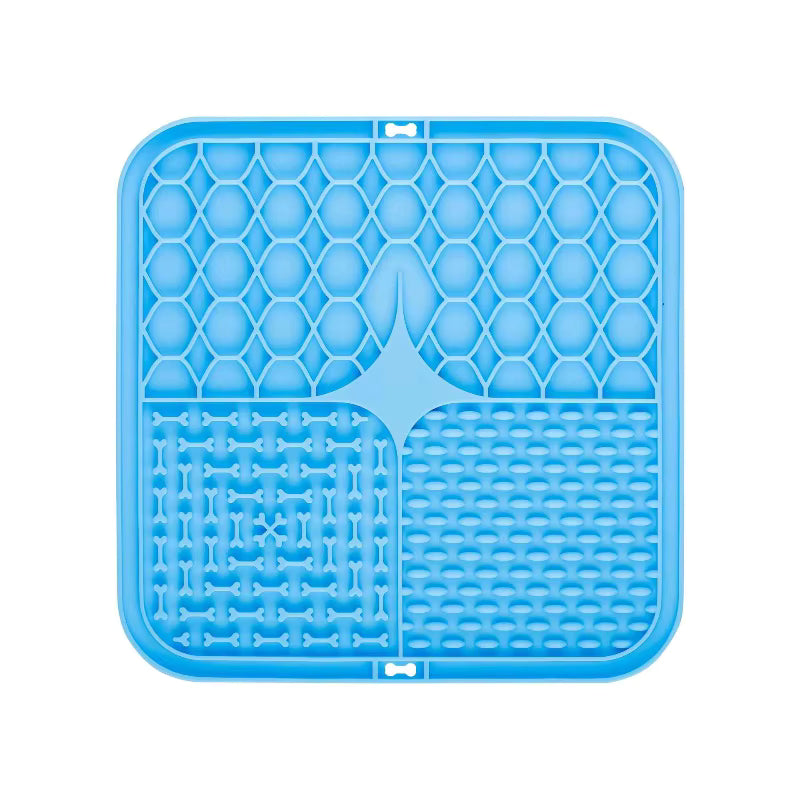 5-Pack Silicone Dog Lick Mats with Suction Cups