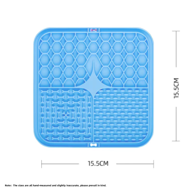 5-Pack Silicone Dog Lick Mats with Suction Cups