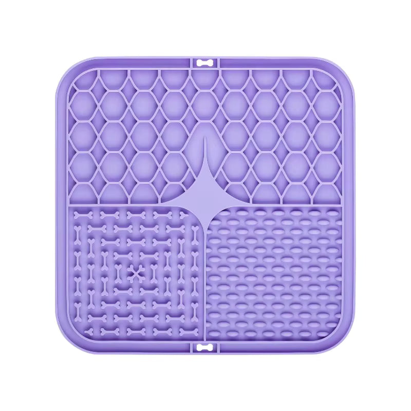 5-Pack Silicone Dog Lick Mats with Suction Cups