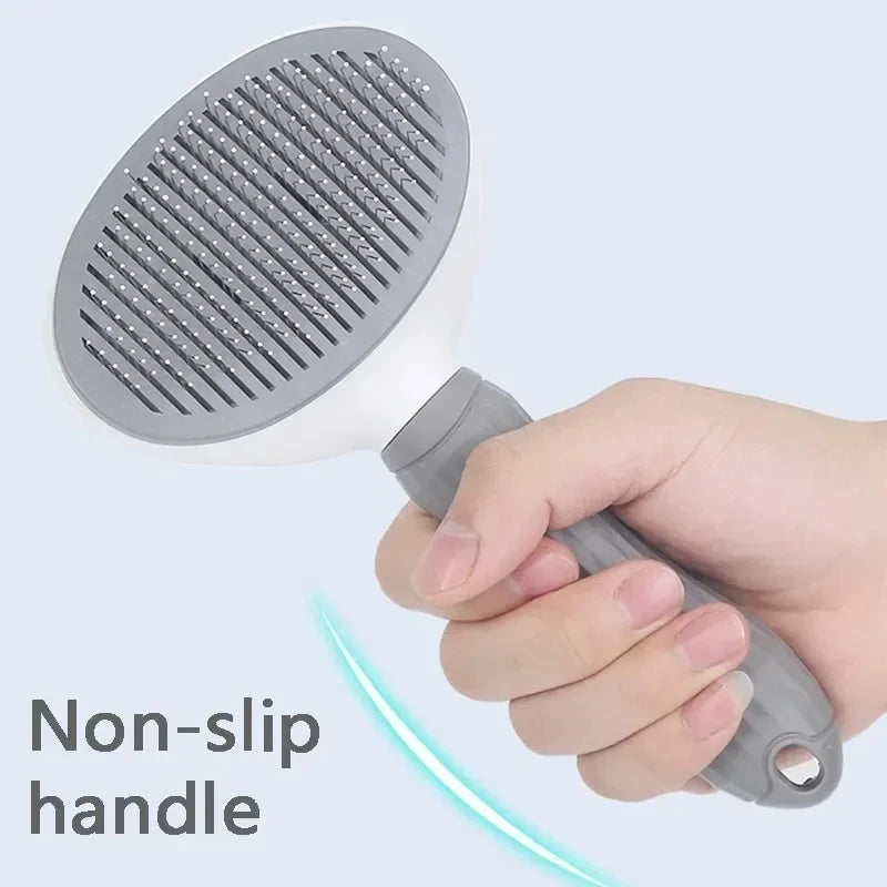 Self-Cleaning Grooming Brush for Dogs & Cats